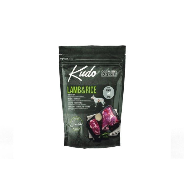 Kudo Junior Mediu-Maxi, Hrana Uscata Presata la Rece, Miel si Orez, 3 kg (Hrana Uscata - Caini)
