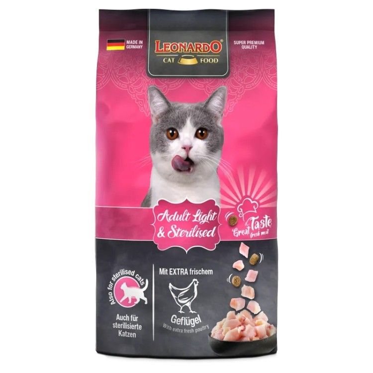 Leonardo Pisica Adult Light Pasare 7,5 kg