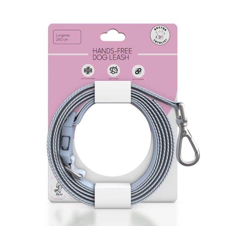 Lesa Hands-free ultra-usoara din policoton Doctor Totolici, culoare Baby Blue (Lese)