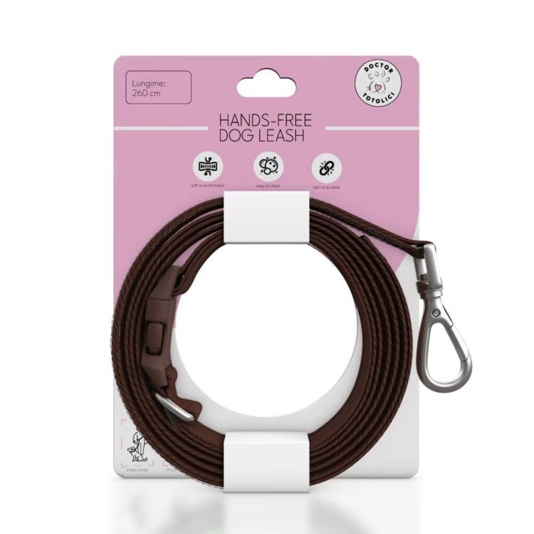 Lesa Hands-free ultra-usoara din policoton Doctor Totolici, culoare Brown (Lese)
