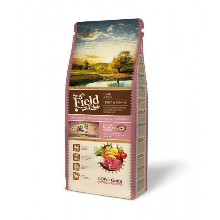 Sam´s Field Lamb & Rice Light & Senior, 13 kg