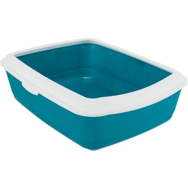 Litiera  37x15x47 cm, Verde Petrol cu Alb 40180
