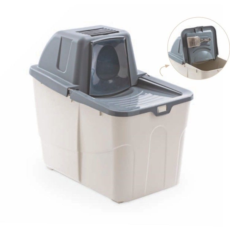 LITIERA PENTRU PISICI MPS BUXO GREY CLOSE 58x39x56h