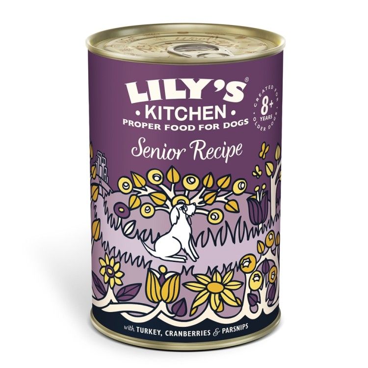 Lily's Kitchen For Dogs Senior Recipe With Turkey, Cranberries & Parsnips 400g