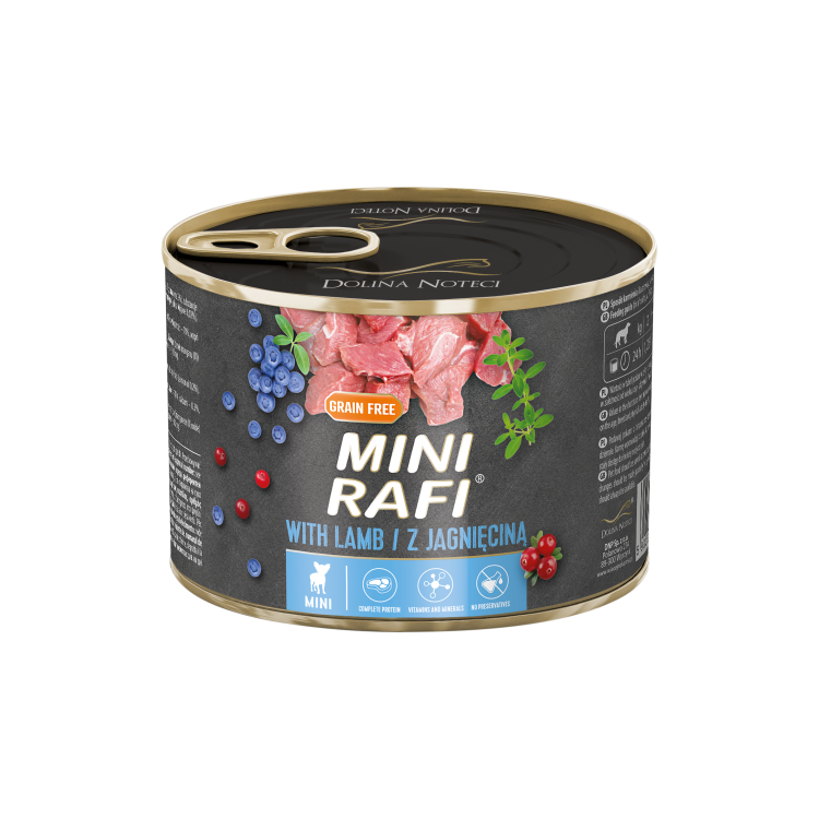 Hrana Umeda Caini, Rafi Dog, Adult Mini, Miel, 185 g (Hrana Umeda - Caini)