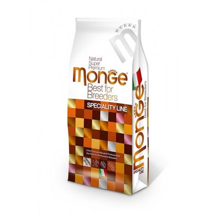 Monge Breeder Natural Superpremium Monoprotein Adult Mini, Somon si Orez, 15 kg