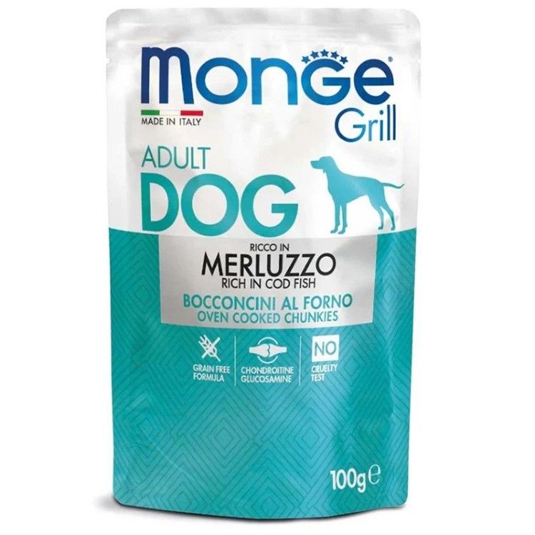 Monge Grill Adult Dog, Cod, 100 g