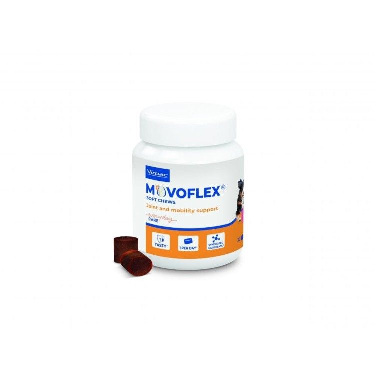 Suplimente condroprotectoare, Movoflex Soft Chews L (peste 35 kg), 30 comprimate masticabile moi (OTC)