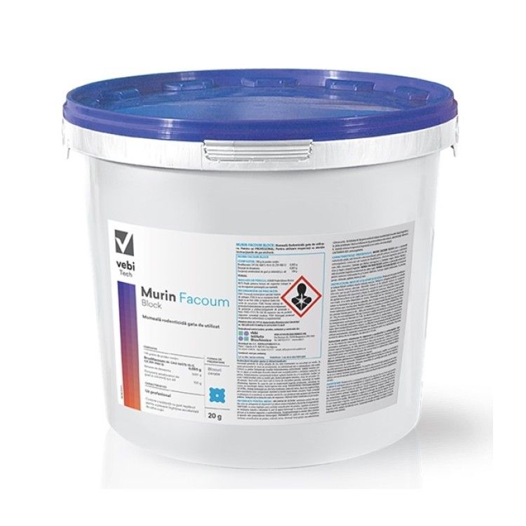 Raticid Murin Facoum Block, Vebi, 10 kg (Fitosanitare)