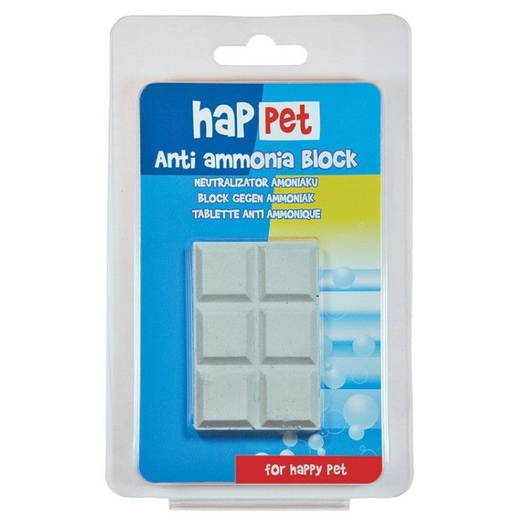 Happet, Neutralizator de Amoniac Triplu Bloc, 20 g (Accesorii - Pesti)