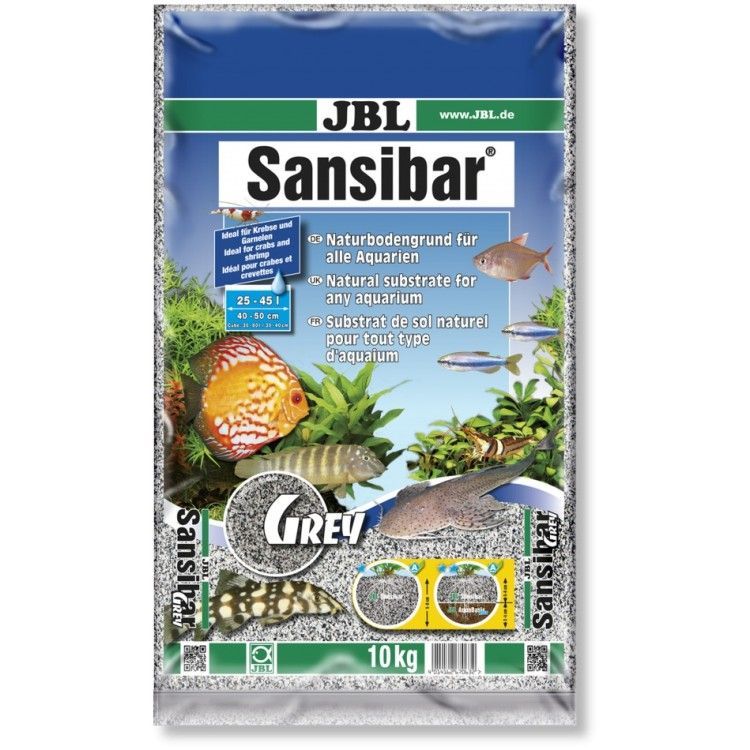 Nisip natural JBL Sansibar GREY 10 kg