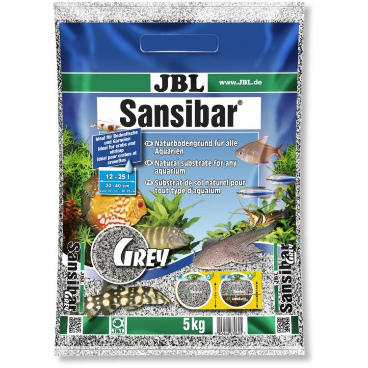 Nisip natural JBL Sansibar GREY 5 kg