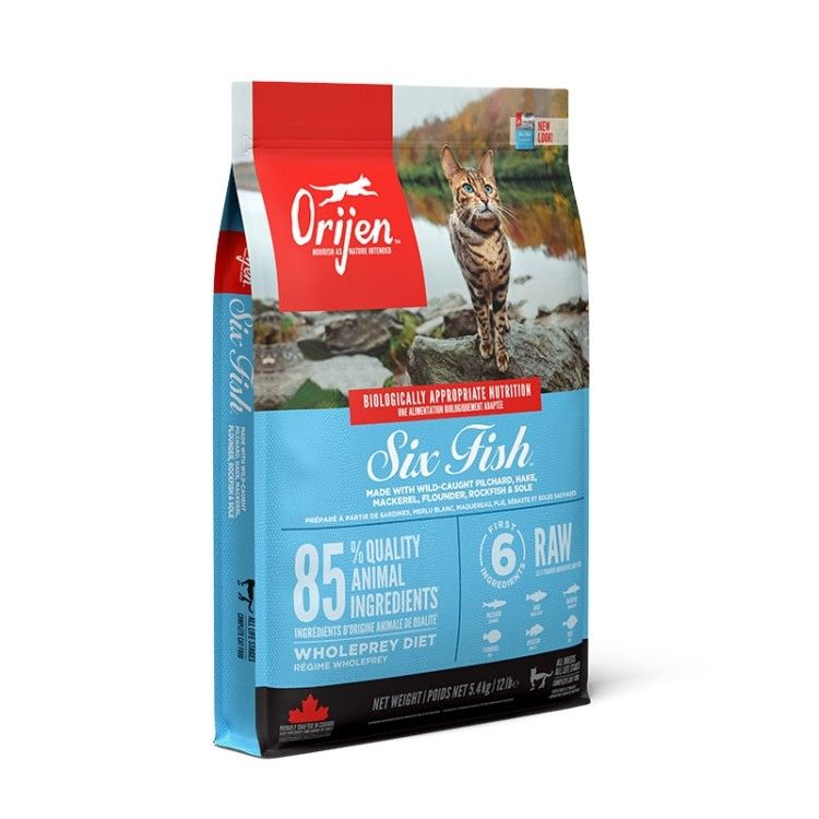 Orijen Cat 6 Fish, 1.8 kg (Hrana Uscata - Pisici)