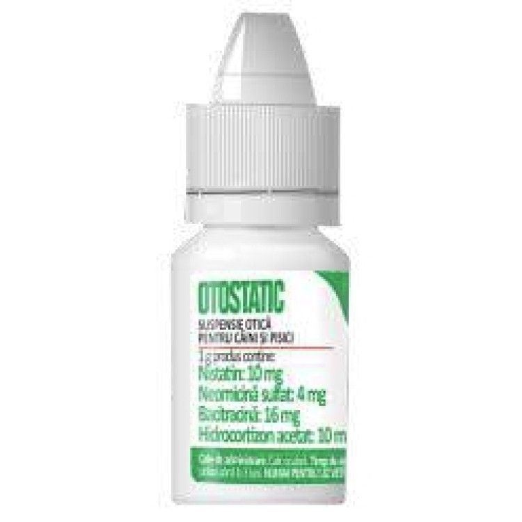 OTOSTATIC, Pasteur, suspensie otica, 7.5 ml (PRESCRIPTIE NECESARA)