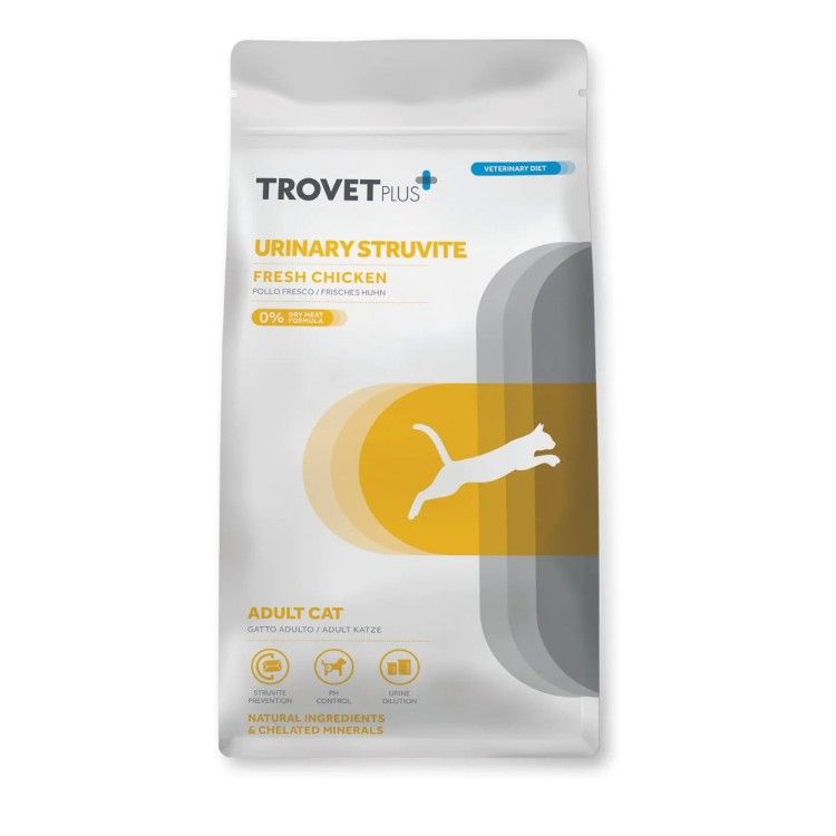 Trovet Plus Adult Cat Urinary Struvite, Pui, 2.5 kg
