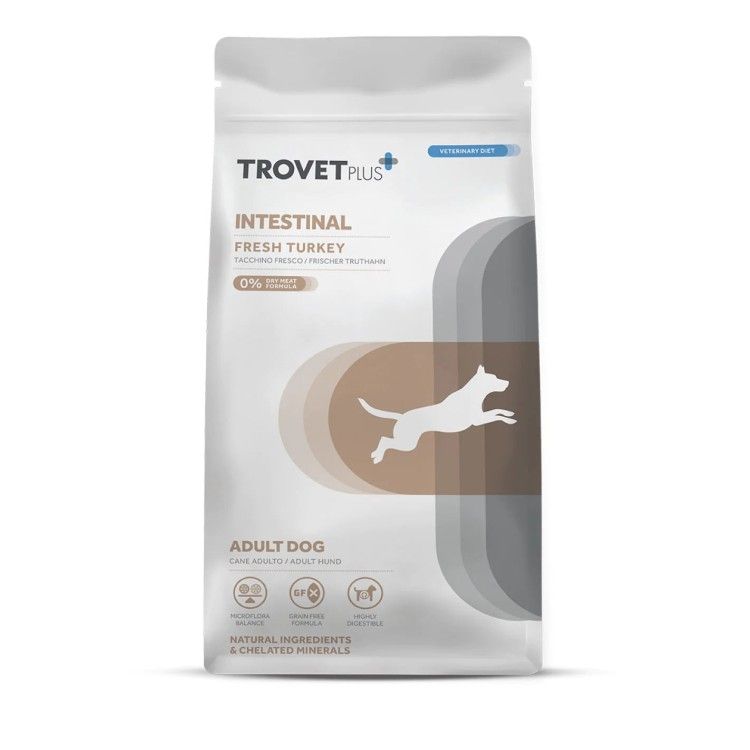 Trovet Plus Adult Dog Intestinal, Curcan, 10 kg