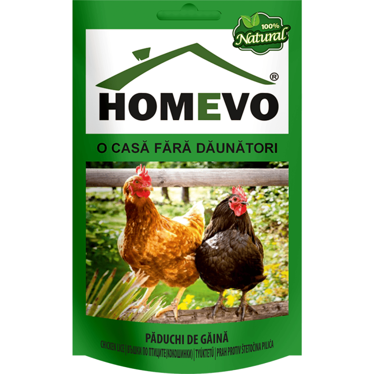 Homevo Diatom Pesticid Paduchi Gaina, 50 g (Fitosanitare)