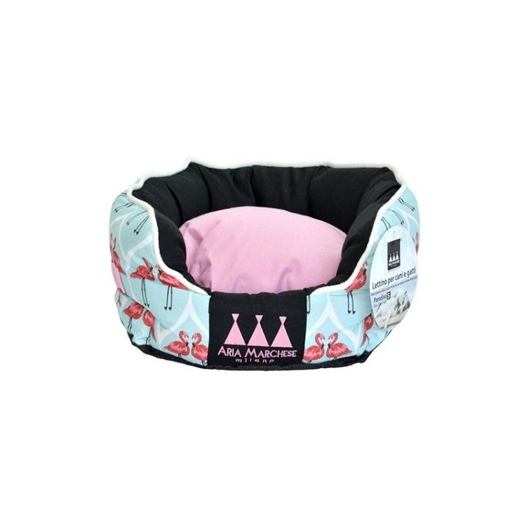 Patut pentru caini si pisici Paradiso BleuFlamingo S, 48 x 40 x 25 cm 