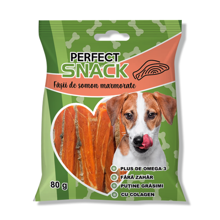 PERFECT SNACK FASII DE SOMON MARMORATE 80G