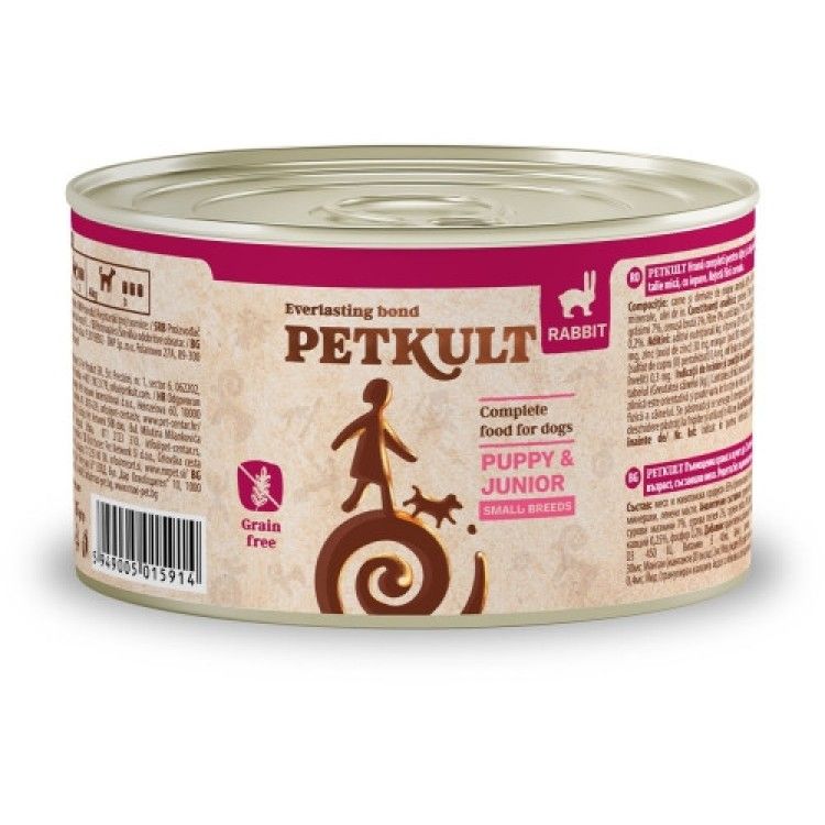 Petkult Mini Junior Iepure, 185 g