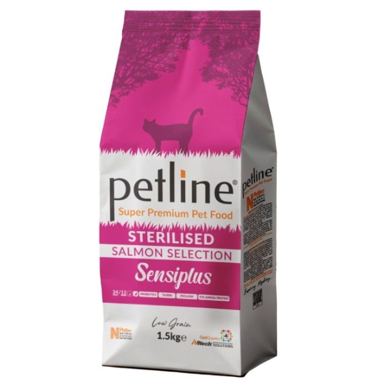 Hrana uscata pisici, Petline Sensiplus Sterilised, Somon, 1.5 kg (Hrana Uscata - Pisici)