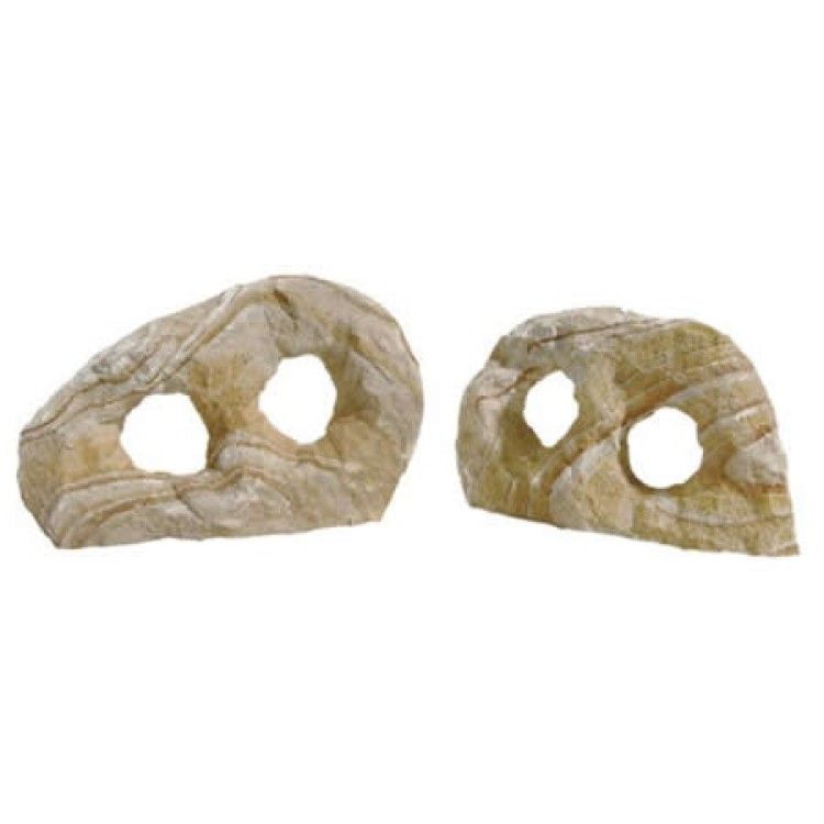 Piatra curcubeu sculptata 2 gauri/ Carved Rainbow 2 hole /pret pe buc