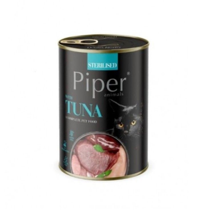 Piper Cat Sterilised, Ton, 400 g (Hrana Umeda - Pisici)