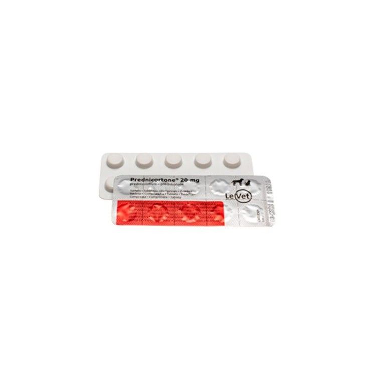 Prednicortone 20 mg, 2 x 10 tablete