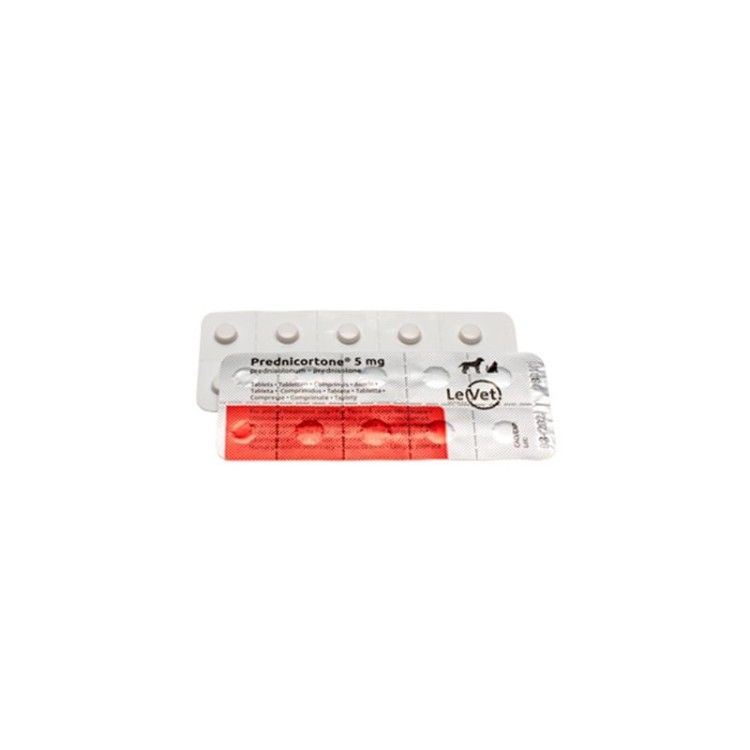 Flytte handle lærred Prednicortone 5 mg, 2 x 10 tablete: 39,92 RON - PetMart PetShop