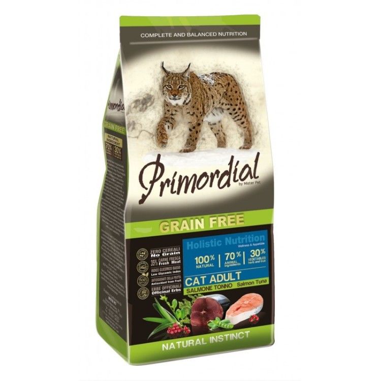 Primordial Grain-Free Holistic Cat Adult Salmon & Tuna, 6 Kg