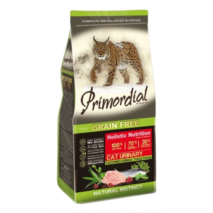 Primordial Grain-Free Holistic Cat Urinary Turkey & Herring, 6 Kg