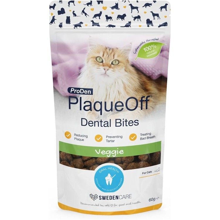 ProDen PlaqueOff Dental Bites Cat, 60 g (OTC)