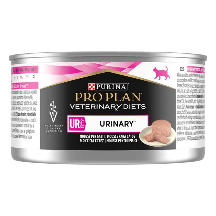 PURINA PRO PLAN VETERINARY DIETS UR Urinary Mousse, 195 g (Diete Veterinare - Pisici)