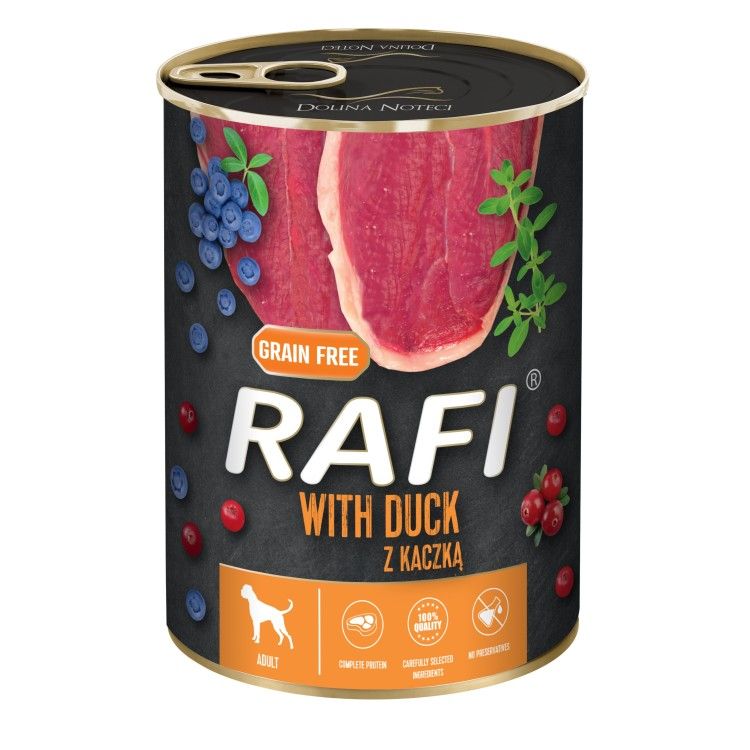 Hrana Umeda Caini, Rafi Dog, Rata si Afine, 400 g (Hrana Umeda - Caini)