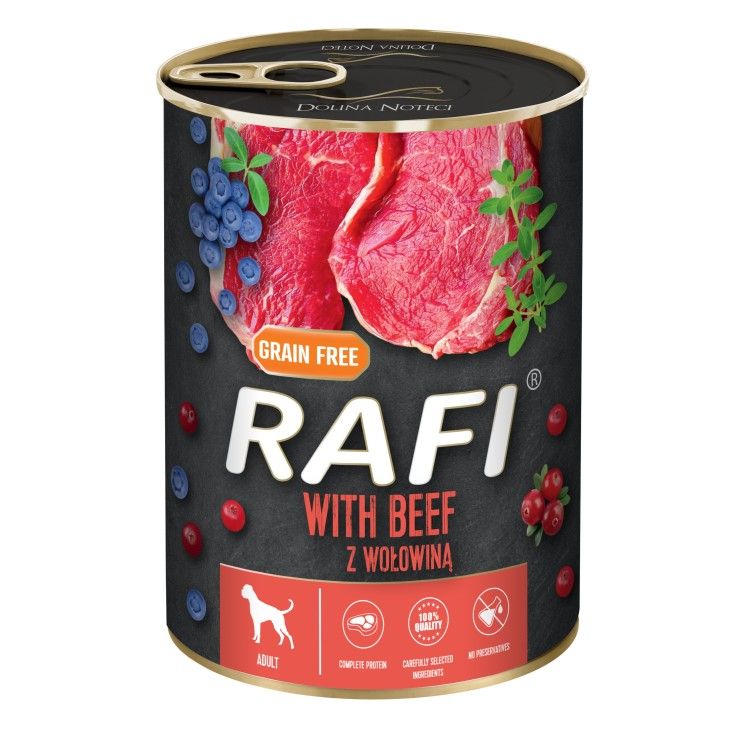 Hrana Umeda Caini, Rafi Dog, Vita si Afine, 400 g (Hrana Umeda - Caini)