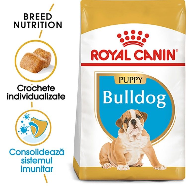 Royal Canin Bulldog Puppy hrana uscata caine junior (Hrana Uscata - Caini)