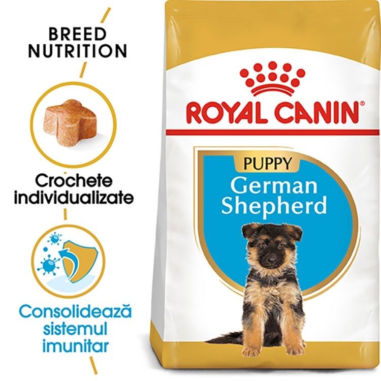 Royal Canin German Shepherd Puppy hrana uscata caine junior Ciobanesc German (Hrana Uscata - Caini)