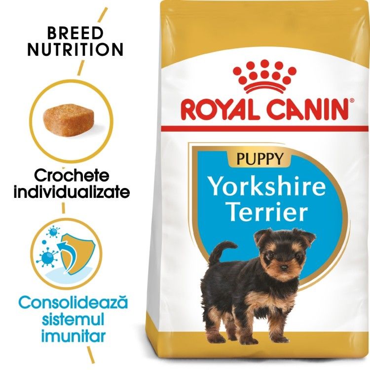 Royal Canin Yorkshire Puppy hrana uscata caine junior (Hrana Uscata - Caini)