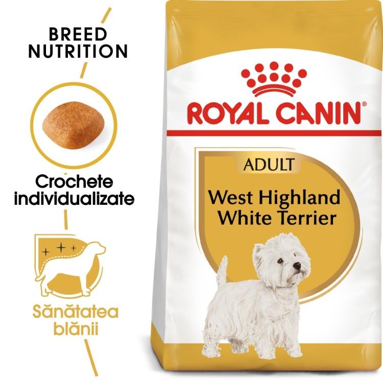 Royal Canin West Highland Terrier Adult hrana uscata caine Westie (Hrana Uscata - Caini)