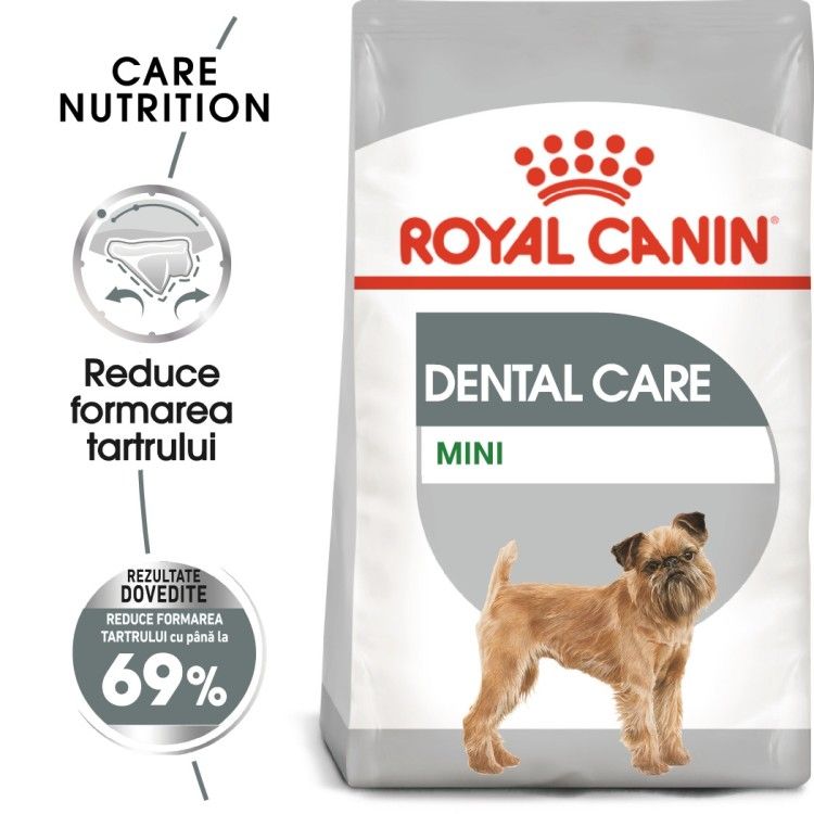 Royal Canin Mini Dental Care Adult hrana uscata caine, reducerea formarii tartrului, 1 kg 