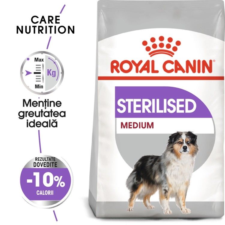 Royal Canin Medium Sterilised Adult hrana uscata caine sterilizat, 12 kg 
