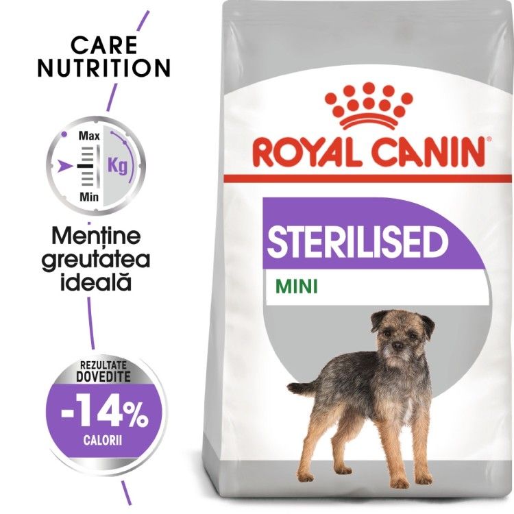Royal Canin Mini Sterilised Adult hrana uscata caine sterilizat, 1 kg 