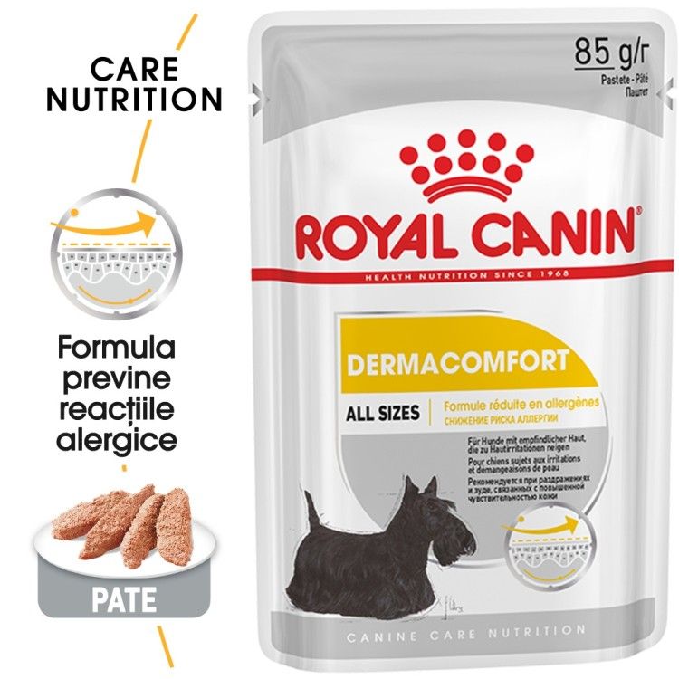 Royal Canin Dermacomfort All Sizes, 1 plic x 85 g - plic
