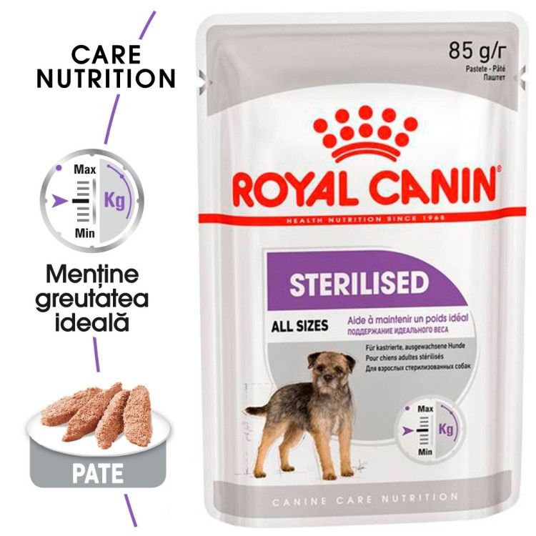 Royal Canin Sterilised All Sizes, 1 plic x 85 g - plic