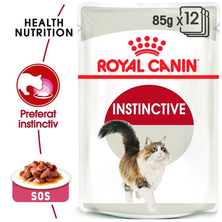 Royal Canin Instinctive Adult hrana umeda pisica (in sos), 12 x 85 g