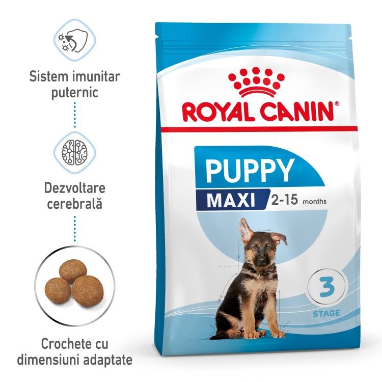 Royal Canin Maxi Puppy hrana uscata caine junior (Hrana Uscata - Caini)