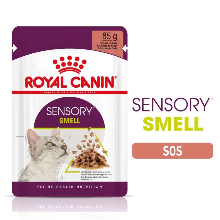 Royal Canin Sensory Smell, hrana umeda pisici, stimularea mirosului (in sos), 85 g (Hrana Umeda - Pisici)