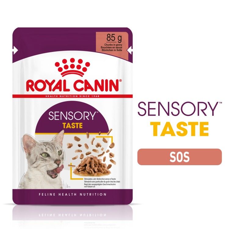 Royal Canin Sensory Taste, hrana umeda pisica (in sos), 12x85 g - taste
