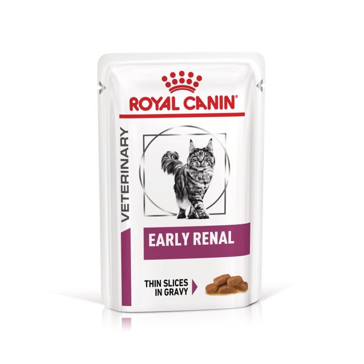 ROYAL CANIN Early Renal, dieta veterinara, plic hrana umeda pisici, sistem renal, (in sos), 85 g (Diete Veterinare - Pisici)