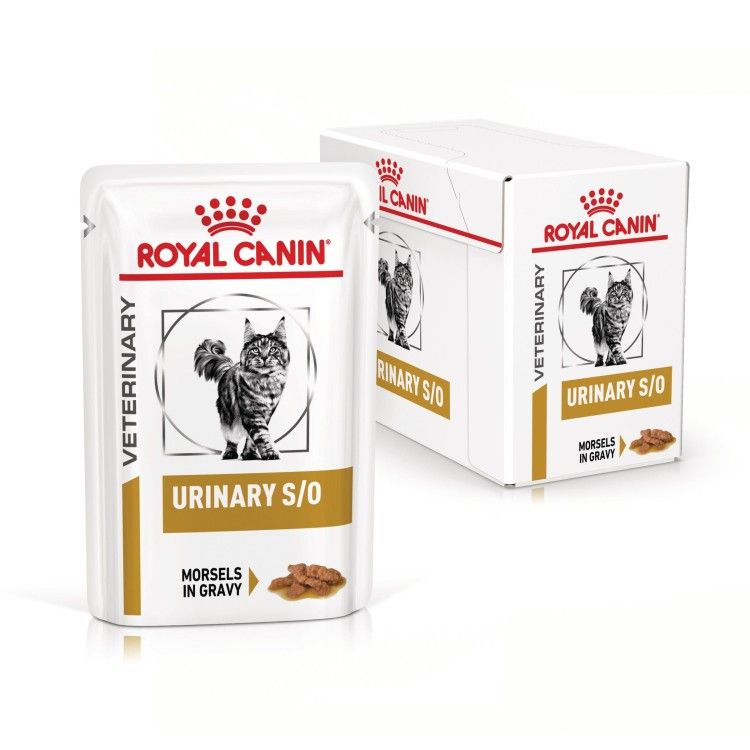 ROYAL CANIN Urinary S/O, dieta veterinara pisici, sistem urinar, (in sos), 12x85 g (Diete Veterinare - Pisici)